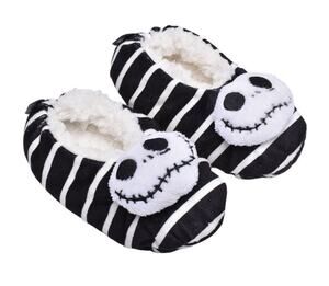 Snuggle Toes Nightmare Before Christmas Jack Skellington Slipper Socks, S/M, NWT